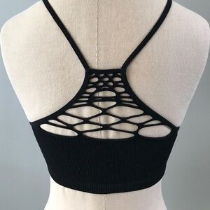 Free People Seamless Racerback Bralette Bra Medium - Large